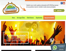 Tablet Screenshot of pousadavillaramos.com.br